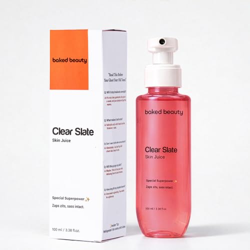 Image of Clear Slate Skin Juice Anti Acne Face Toner | Oil Control Alcohol-Free Facial Toner | Helps Reduce Excess Oil & Refresh Skin | Daily Toner for Oily & Acne-Prone Skin | Women & Men | 100ml