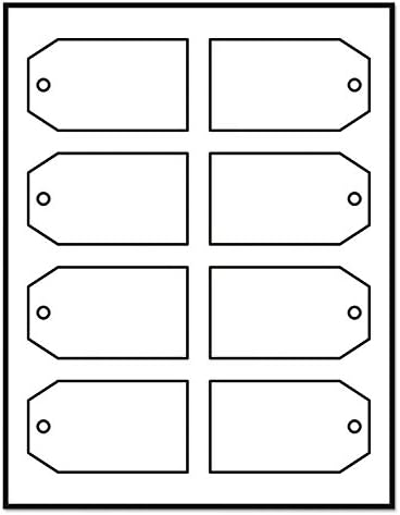 Avery Printable Blank Gift Tags with Sure Feed, 2