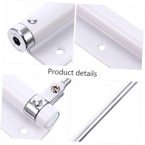Cierrapuertas automático resistente con muelle y amortiguador para hogar, pack de 2 7