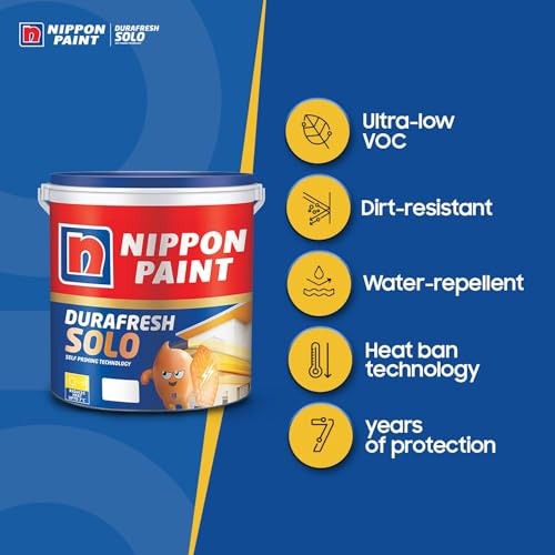 Image of Nippon Paint Durafresh Solo Exterior Emulsion Paint (Cozy Hearth, 20 L)