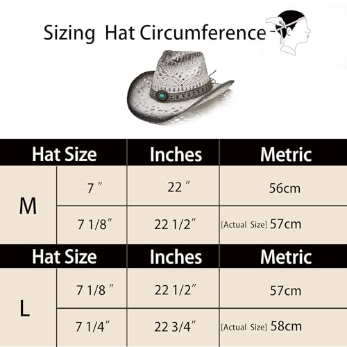 Image of YOUBADU Western Straw Cowboy and Cowgirl Hats with Decorative Bands - Unisex Wide Brim Raffia Style Sun Hat