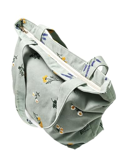 Bolso Tote Bordado Suave para Mujer miniatura 1