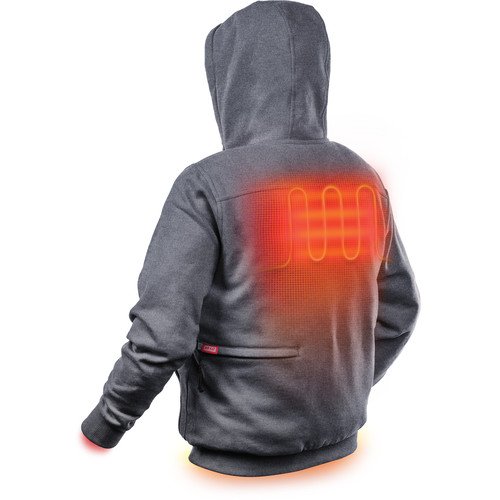Milwaukee's Heated Hoodie Only M12 - Battery Not Included - Gray, 2X-Large #TOP3