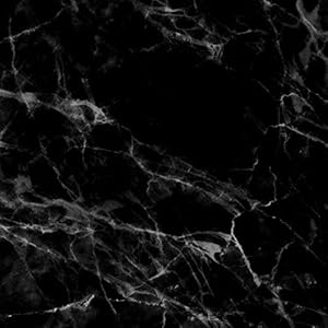 Decorwelt Glasbodenplatte Schwarz Marmor 100x100 cm