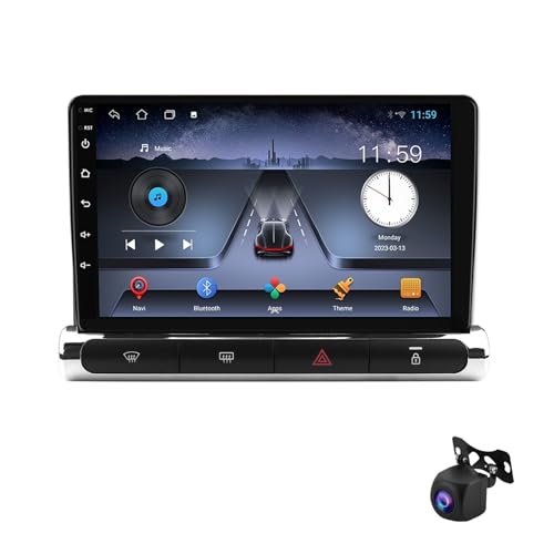 Autoradio Android 13 Citroën avec caméra 360 et commandes au volant pour C3 C4