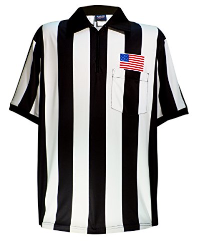 Dalco Men's Football Officials Referee Collegiate Style Shirt Moisture Management