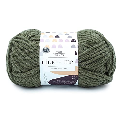 Image of Lion Brand Yarn, Hue + Me Chunky Yarn for Crocheting, Knitting, and Crafts, Fatigues, 1 Pack