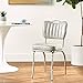 Richardson Seating Single Tone Channel Handle Back Retro Kitchen Chair with 2