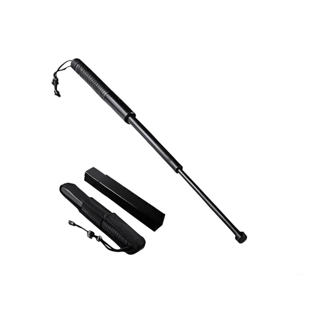 PROTECTIONBATON Bastone da Trekking Telescopico Regolabile, Bastoncino da Escursionismo in plastica dura, Impugnatura Antiscivolo, Punta con Gommino, Leggero per Trekking, Camminata e Montagna