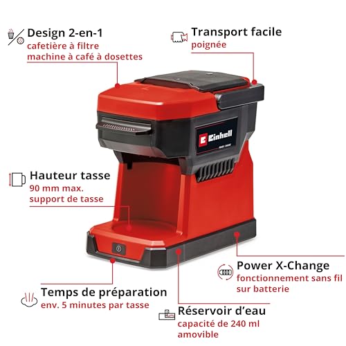 Cafetière de chantier Einhell TE CF 18 LI SOLO - vue 6
