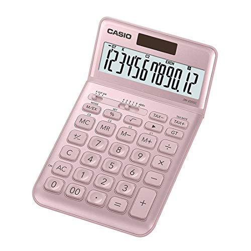 Image of Casio JW-200SC-PK Premium & Stylish Calculator (Pink)