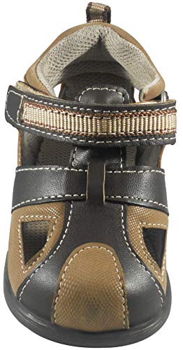 Toddler Kids Chocolate Sandal, Patent - Leather Shoes, Fabian 5.5M4