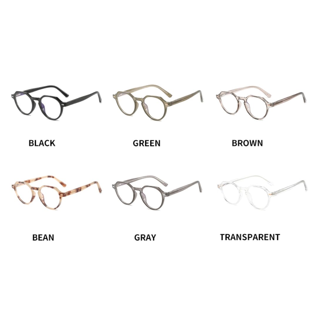 Montura de gafas de sol retro ovaladas TR90, moda para mujer y hombre, bisagra de resorte, protección UV400.