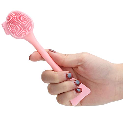 Herramienta de limpieza facial de doble cabeza que evita ensuciar las manos 4