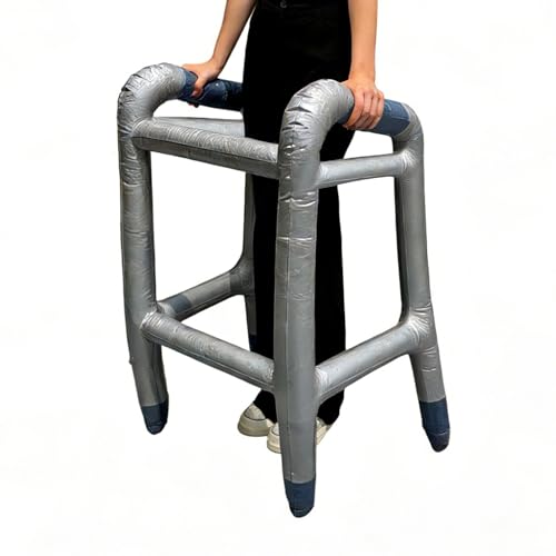 Caminante inflable - disfraz de 25,59 | disfraz de PVC - vestido falso divertido accesorios para caminar para fiestas de cosplay de Halloween juegos escolares actuaciones de escenario decoraciones