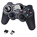 Price comparison product image Wireless Game Controller, AIMOS 2.4G Wireless Gamepad Joystick for PC Windows, Tablet, Smart TV, TV Box, PS3 - Black, Batteries Not Included
