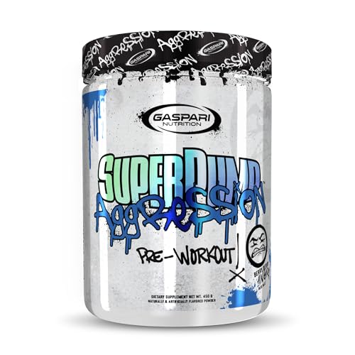 Image of Gaspari Nutrition SuperPump Aggression Pre-Workout: Energy, Focus, Endurance, Recovery, Creatine and Caffeine (40 /20 Servings, Berry Berry Angry)