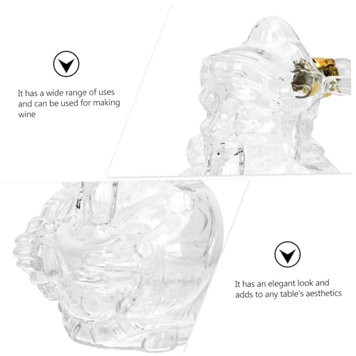 Bouteille de vin verre richesse ginseng objet decoratif de table SHOWERORO - 5
