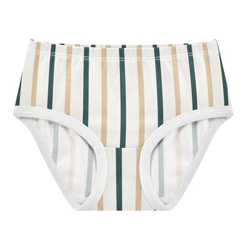 Yellow Blue Stripe Toddler Girls's Underwear 2T 2300905