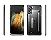 SUPCASE for Samsung Galaxy S21 5G Case with Satnd (Unicorn Beetle Pro), [Built-in Belt Clip] Heavy Duty Shockproof Protective Phone Case Without Built-in Screen Protector for Galaxy S21, Black