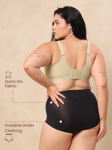 Image of Krvvy All-Day Control Tummy Tucker Shaper for Women | Seamless High-Waist Shapewear with Targeted Belly Fat Compression | Super Stretch Fabric | Lightweight,Odourless & Comfort for Upto 12 Hrs