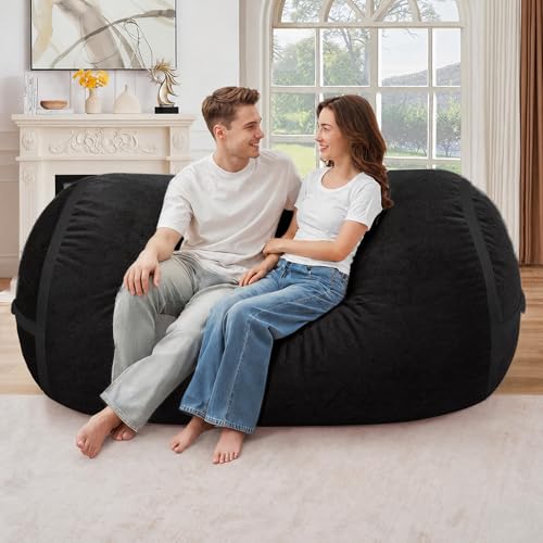Image of 5FT Bean Bag Chair 5'Giant Bean Bag Chairs with Adults, Large Beanbag Chair