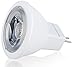 CBConcept UL-Listed MR11 GU4.0 LED Light Bulbs, 5-Pack, 2 Watt, Dimmable 230 Lumen, Pure White 6000K, 36° Beam Angle, 12 Volt, 20W Halogen Bulbs Equivalent, Landscape/Accent/Recessed/Track Lighting