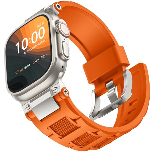 Bracelet Apple Watch résistant à l'eau Bandletic R-Steel pour éviter l'usure de l'iWatch Ultra