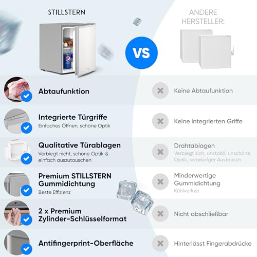 Absorberkühlschrank Stillstern Mini Kühlschrank E 45L