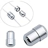 NA 6 Pack Cord Connector Metal Chrome Bathroom Light Pull Cord Joiner ...