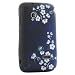 Produktbild Premium Quality TPU Silicon Tasche Case for Sony Xperia Z - Design: white flower blue - packing: Polybag neutral