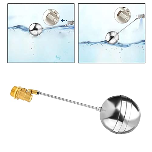 Fenteer Válvula de Esfera Flutuante Controlador Automático de Válvula de Flutuador, Válvula de Contr
