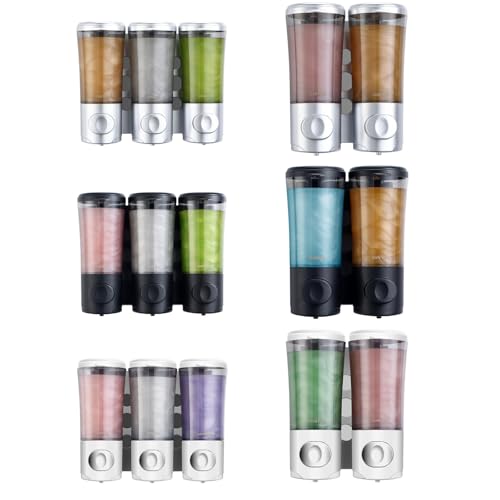 Distributeur mural de shampooing 500ml rechargeable pour douche