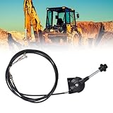 Handgaskabel für Bagger, 2,5/3/3,5/4 M Bagger Manuelles Gaszug, PU-Edelstahl Gassteuerdraht, Schwere Geräteteile für Bagger, Mischer (3 M)