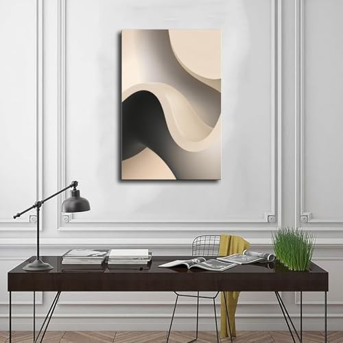 Décoration murale abstraite haut de gamme sur toile Mnyuein ensemble de 4 pièces - 3
