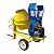Towable 9 Cf Cubic Cement Mixer 12v Electric Starter 13 Hp