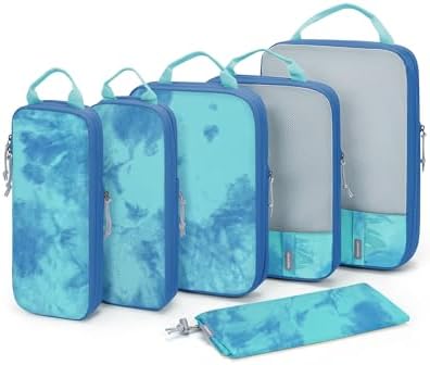 BAGSMART Compression Packing Cubes for Travel Essentials