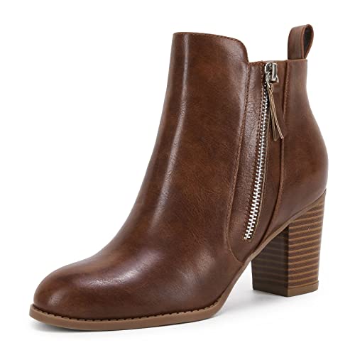 Rilista Chunky Block Heel Boots