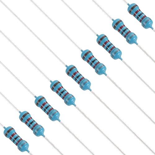 PATIKIL 120Pcs 82K Ohm Resistor 1/4W (0.25W) 1% Metal Film Fixed Resistor