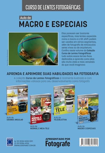 Curso de Lentes Fotográficas - Coleção 4 livros