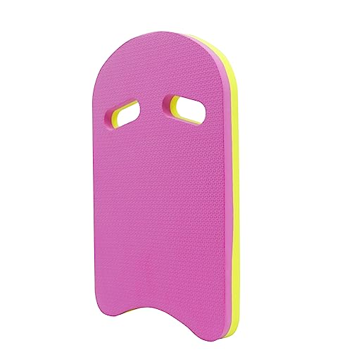Swimming Kickboard, Training Aid Board for Swimming and Exercise Training, U Design Kick Boards Easy to Grip, Durable EVA Safty Kickboard for Adults and Children (Pink + Yellow)