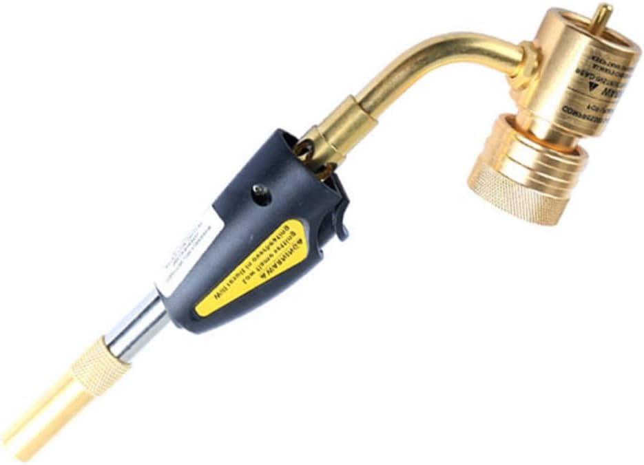 Homoyoyo Portable Propane Gas Welding Torch Kit with Electronic Ignition - High Temperature Soldering Tool for Precision Welding - BBQ and Heating Applications Versatile and Durable Design