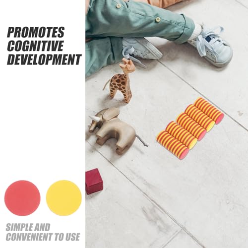 EXCEART Contadores Magnéticos De Duas Cores 50 Peças Números De Eva Chips De Contagem Matemática Bri