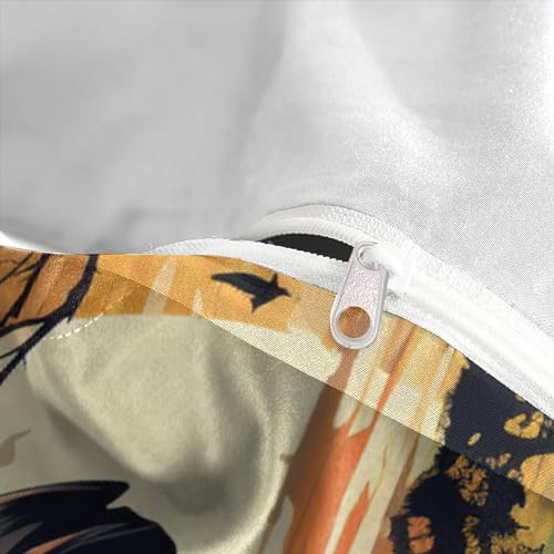 Housse de couette éléphant impression 3D en microfine douce avec zip - 8
