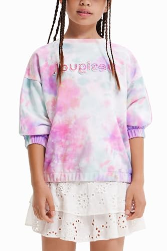 Desigual Little Girl's Sudadera Tie-Dye Logo2