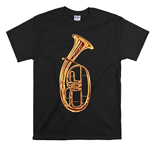 T-shirt Tenorhorn Cadeau Original pour Musicien et Professeur de Musique Noir L