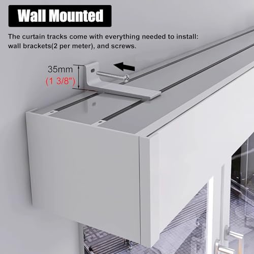 Sistema de rieles para cortinas con caja que optimiza el espacio y oculta las cenefas 4