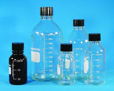 Electron Microscopy Sciences Media Lab Bottles Amber, 500 ml, 6/PK