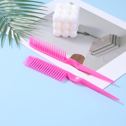 Set de 2 Peines para Cabello Ondulado Rosa miniatura 3