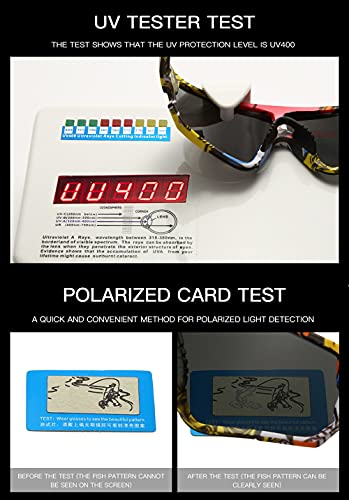 Long Keeper Polarized Sport Cycling Sunglasses With 3 Interchangeable Lens Men Women Baseball Fishing Glasses (Colorful/Green-3Lens) #TOP4